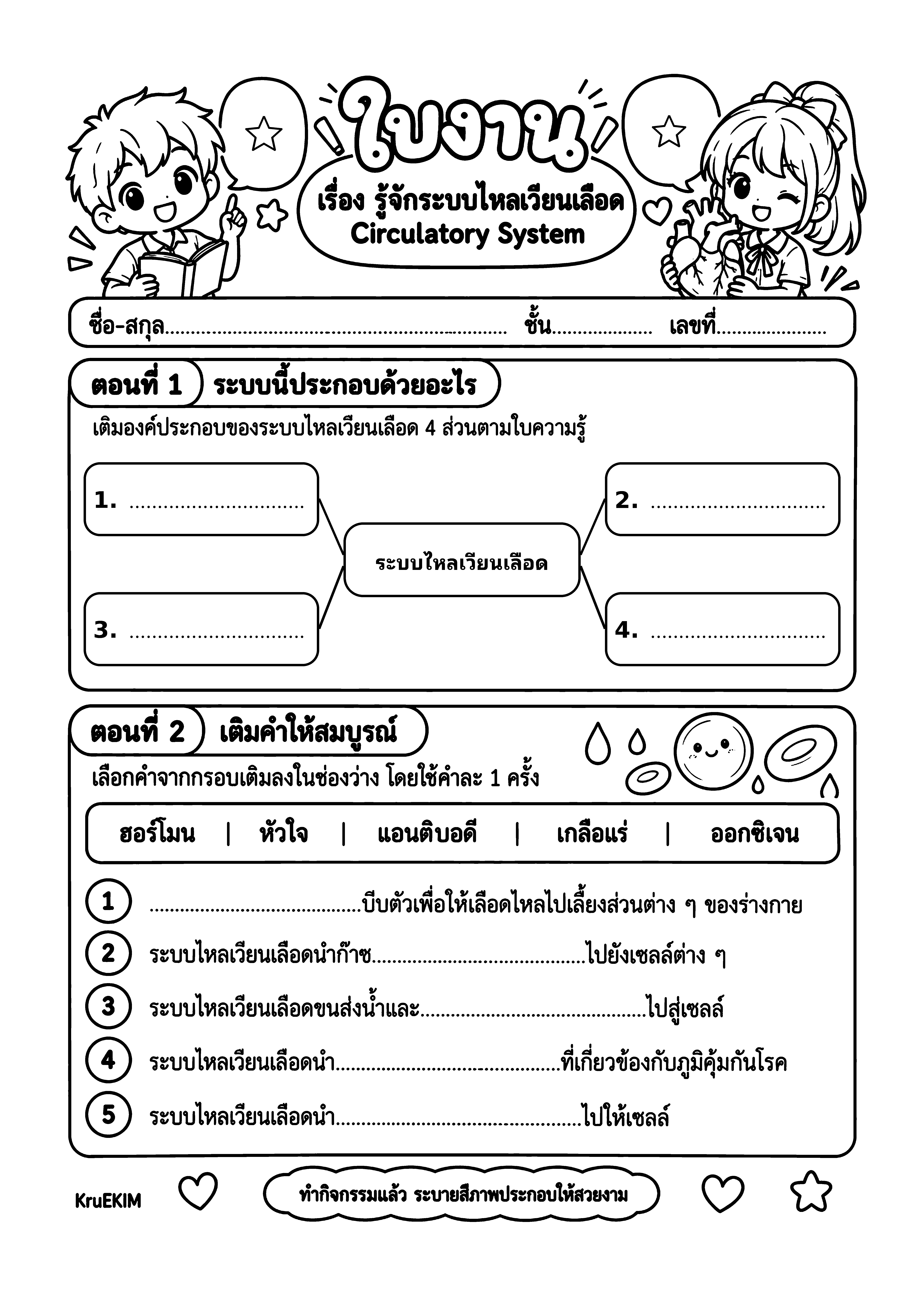 ภาพปก รู้จักระบบไหลเวียนเลือด